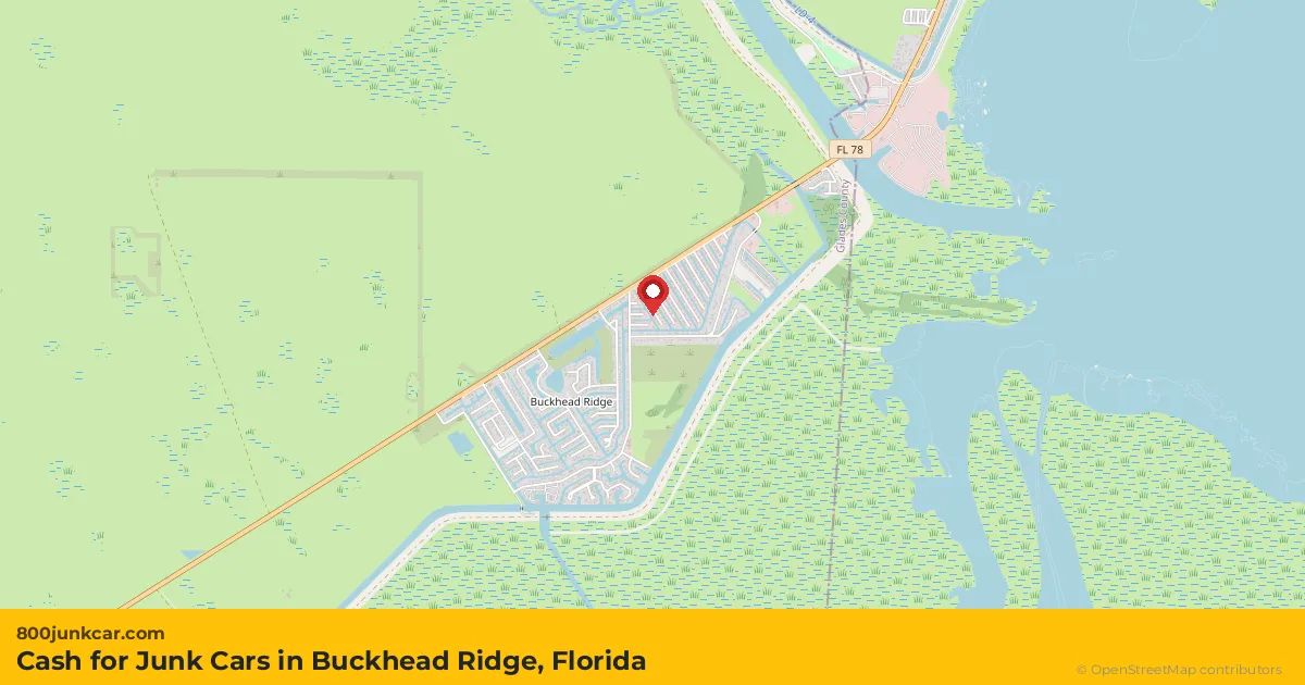 Buckhead Ridge, FL service area map