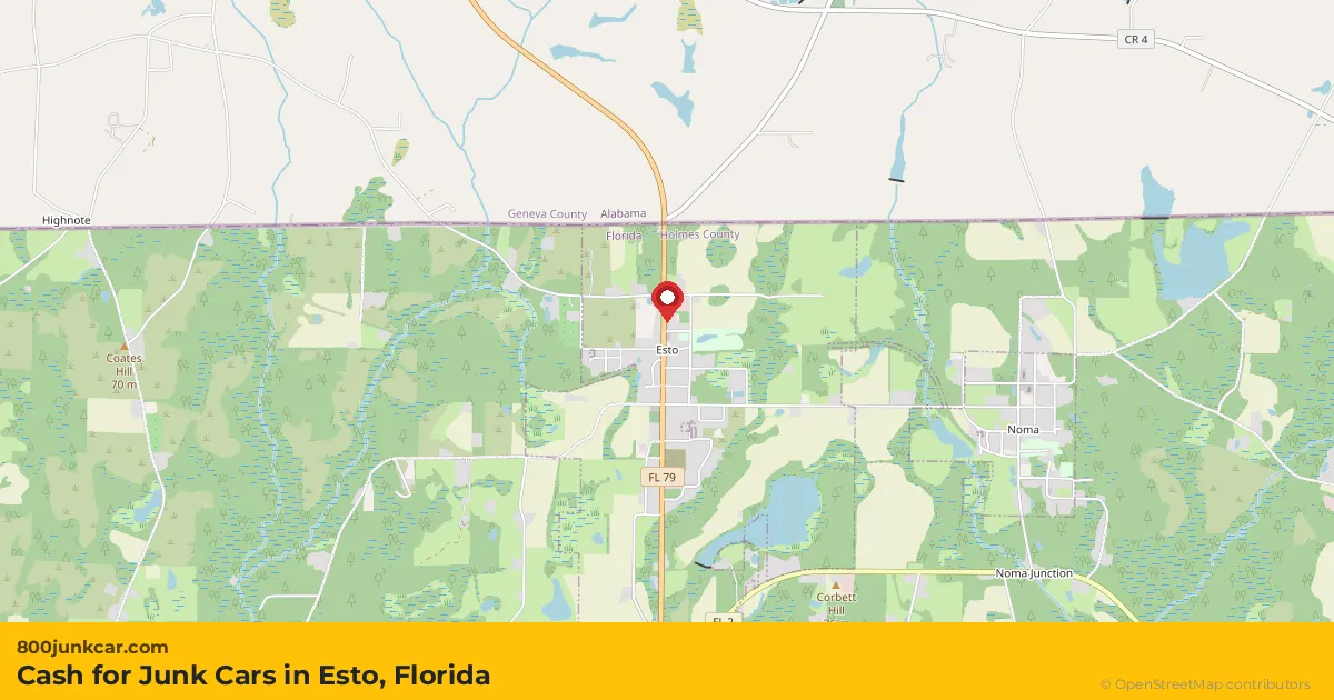 Esto, FL service area map