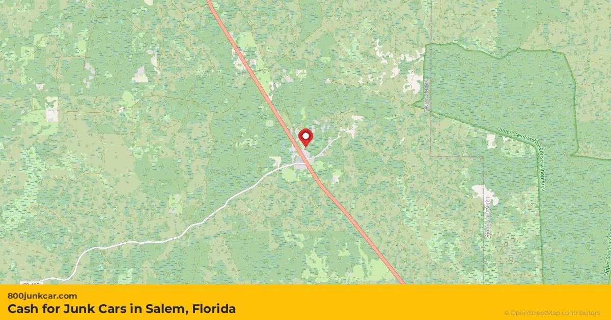 Salem, FL service area map