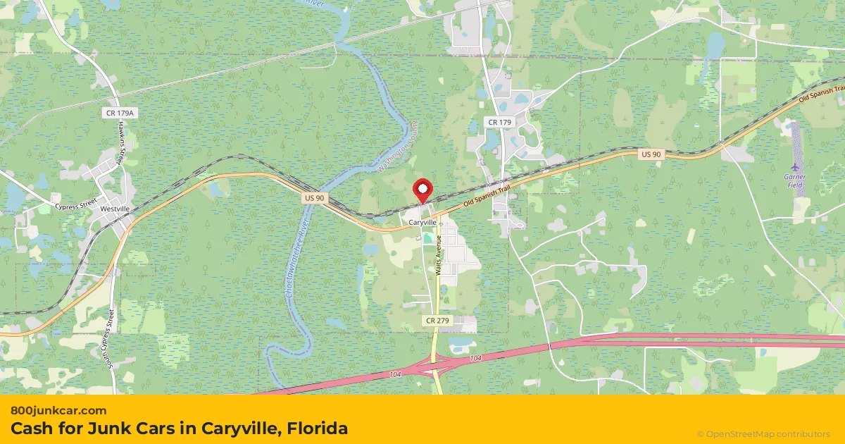 Caryville, FL service area map