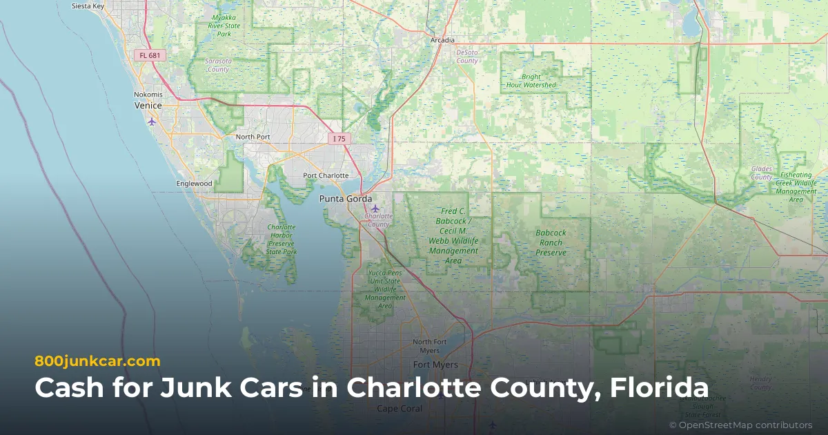 Charlotte County, FL service area map