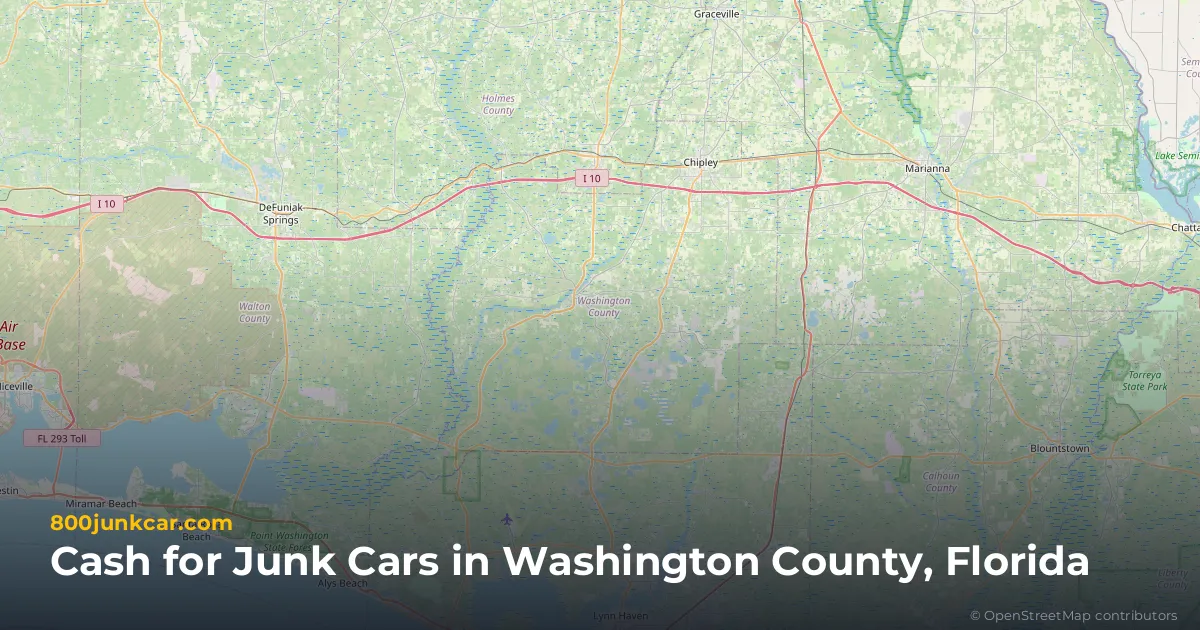 Washington County, FL service area map